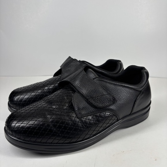 Stride Lite Other - Stride Lite‎ Classic Sydney Men's 12W/Women's 13XW Black Leather Diabetic Shoes